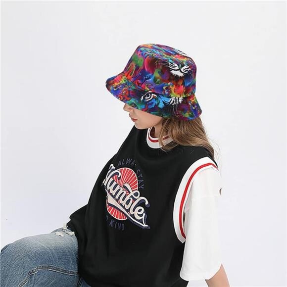 Cute Bucket Hat Reversible Double-Side-Wear 026 - Picture 1 of 5